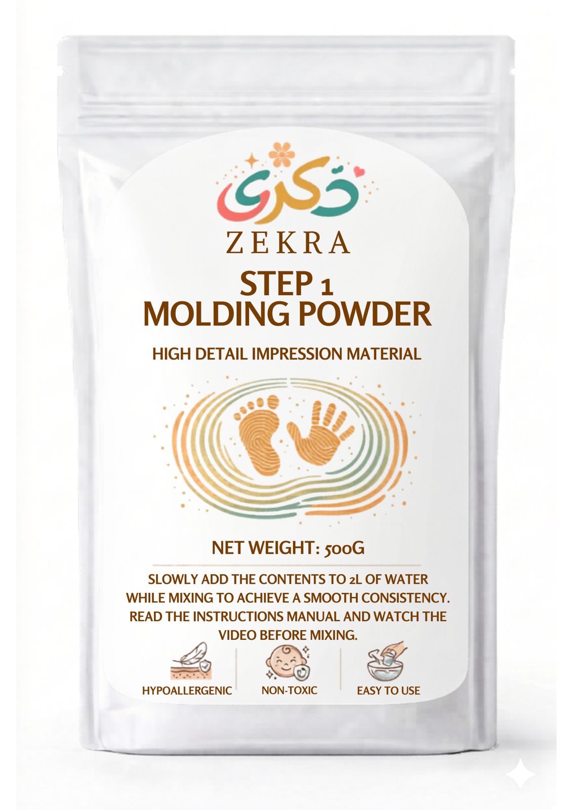 Step 1 molding powder