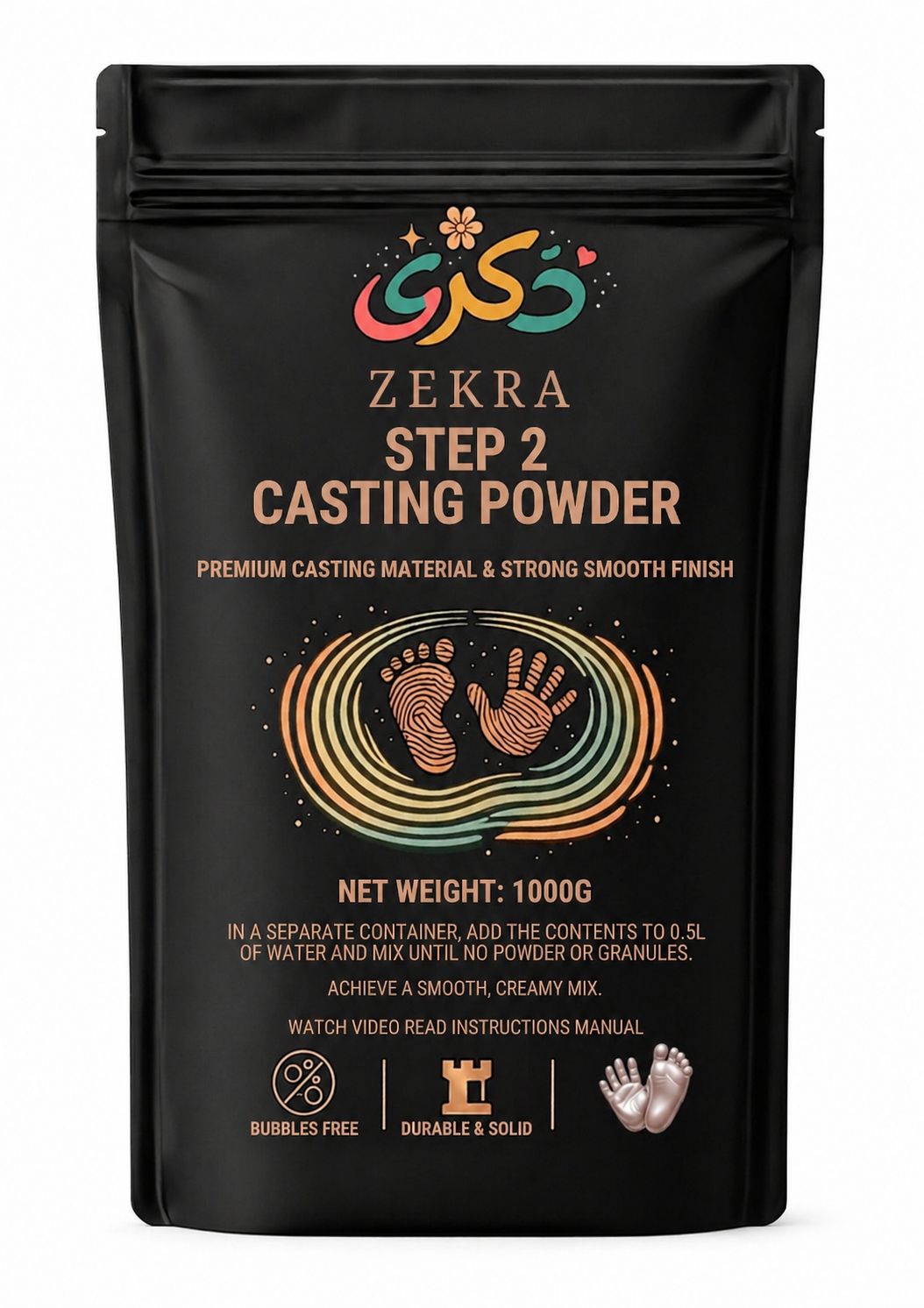Step2 Casting powder